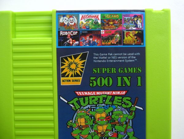 500 in 1 NES cartridge